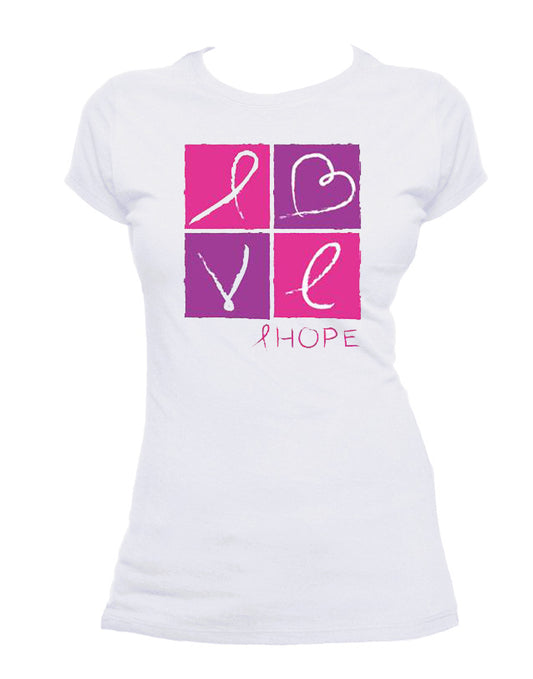 Breast Cancer LOVE T-shirt