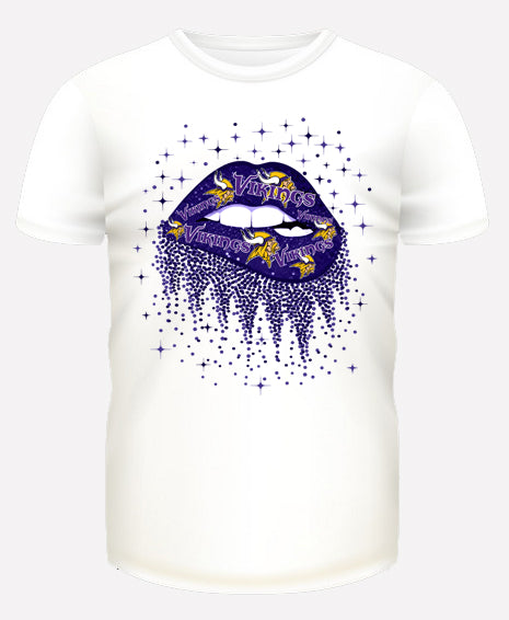 Football Team Lips T-Shirt