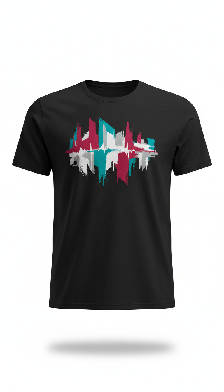 Urban Black Nightlife Statement T-shirt