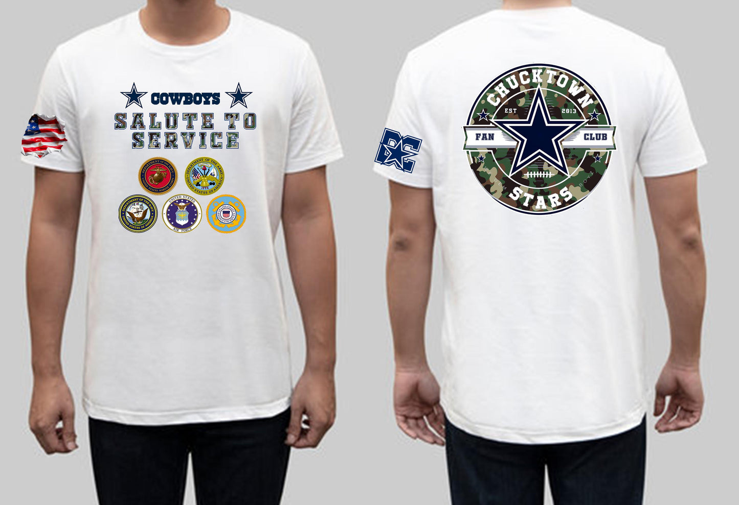 Chucktown Stars Salute 2 Service Shirt