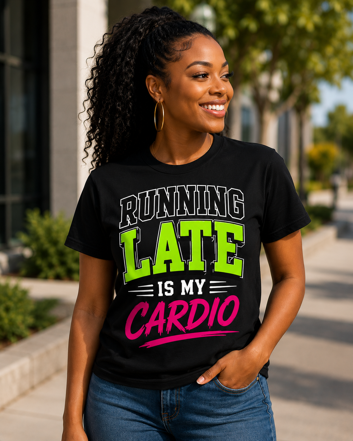 Running Late Tee