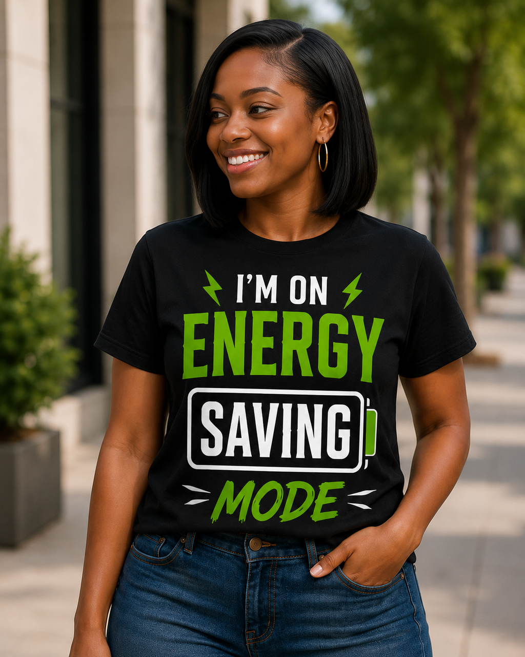 Energy Saving Mode Tee