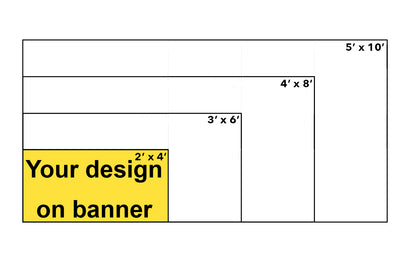 2' X 4' Banner