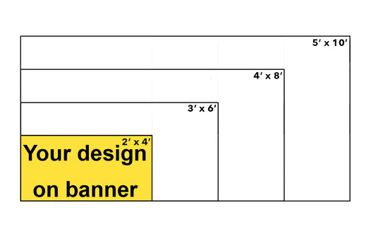 2' X 4' Banner